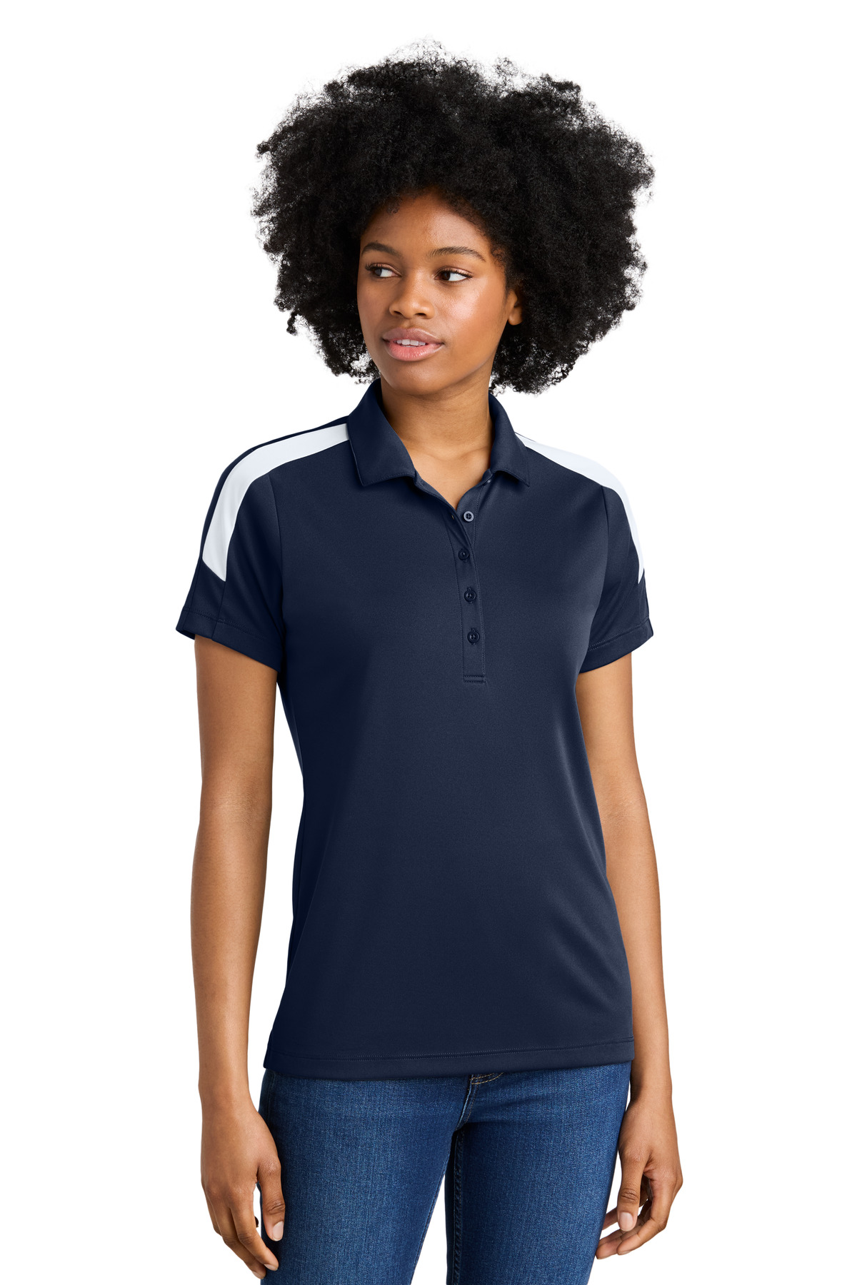 Sport-Tek Women's Competitor United Polo LST104 - Image 12