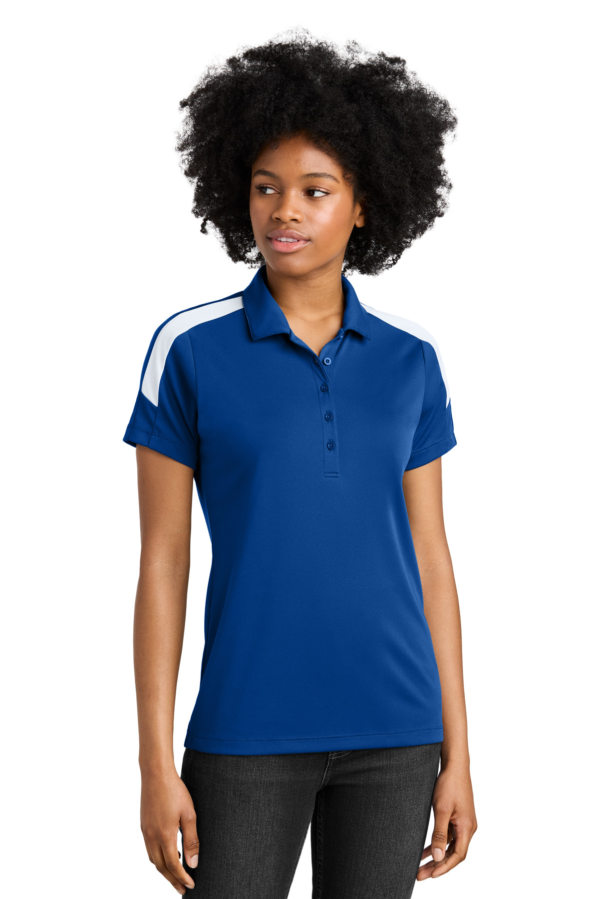 Sport-Tek Women's Competitor United Polo LST104 - Image 15