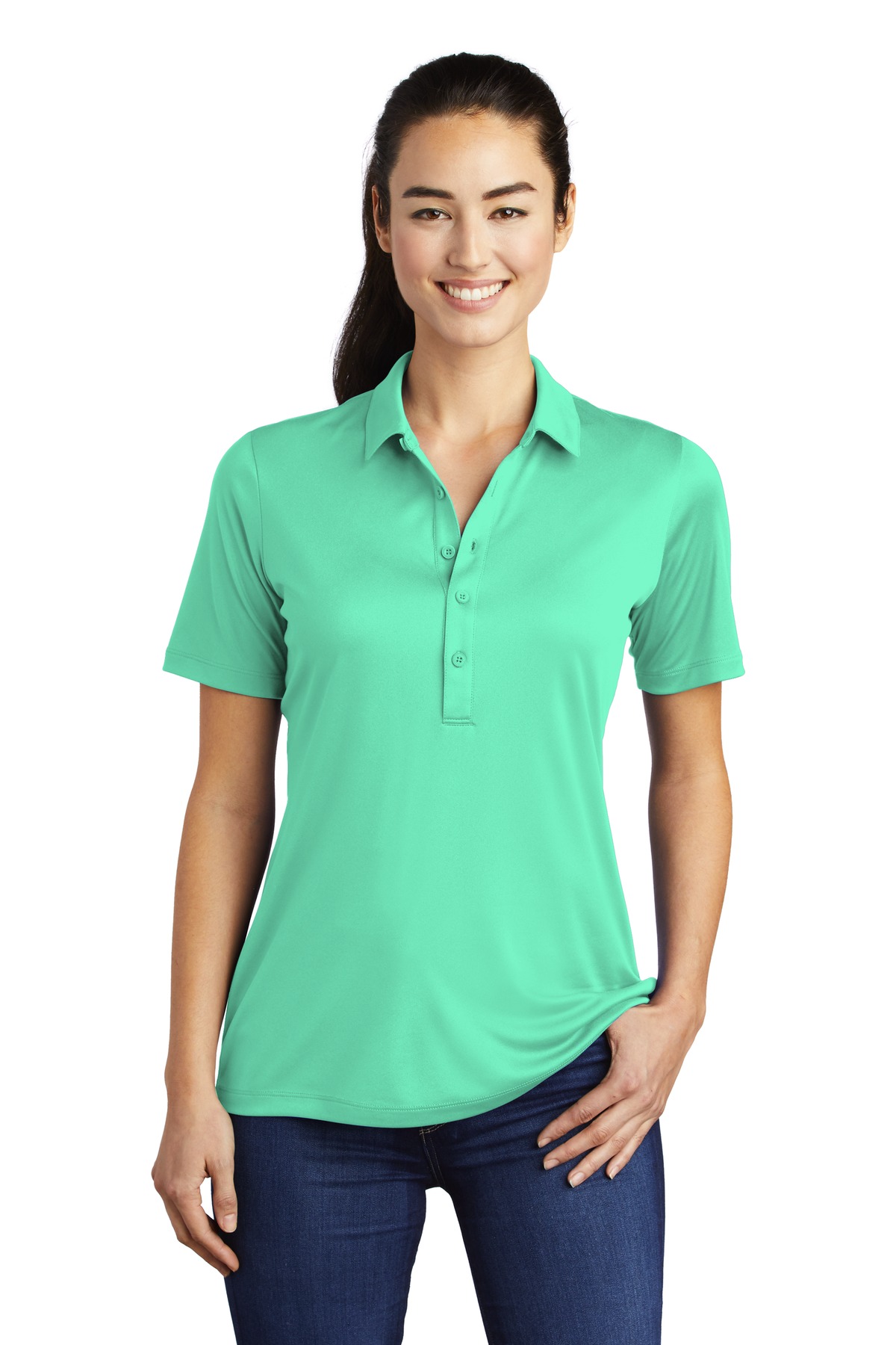 Sport-Tek Women's Posi-UV  Pro Polo.  LST520 - Image 11