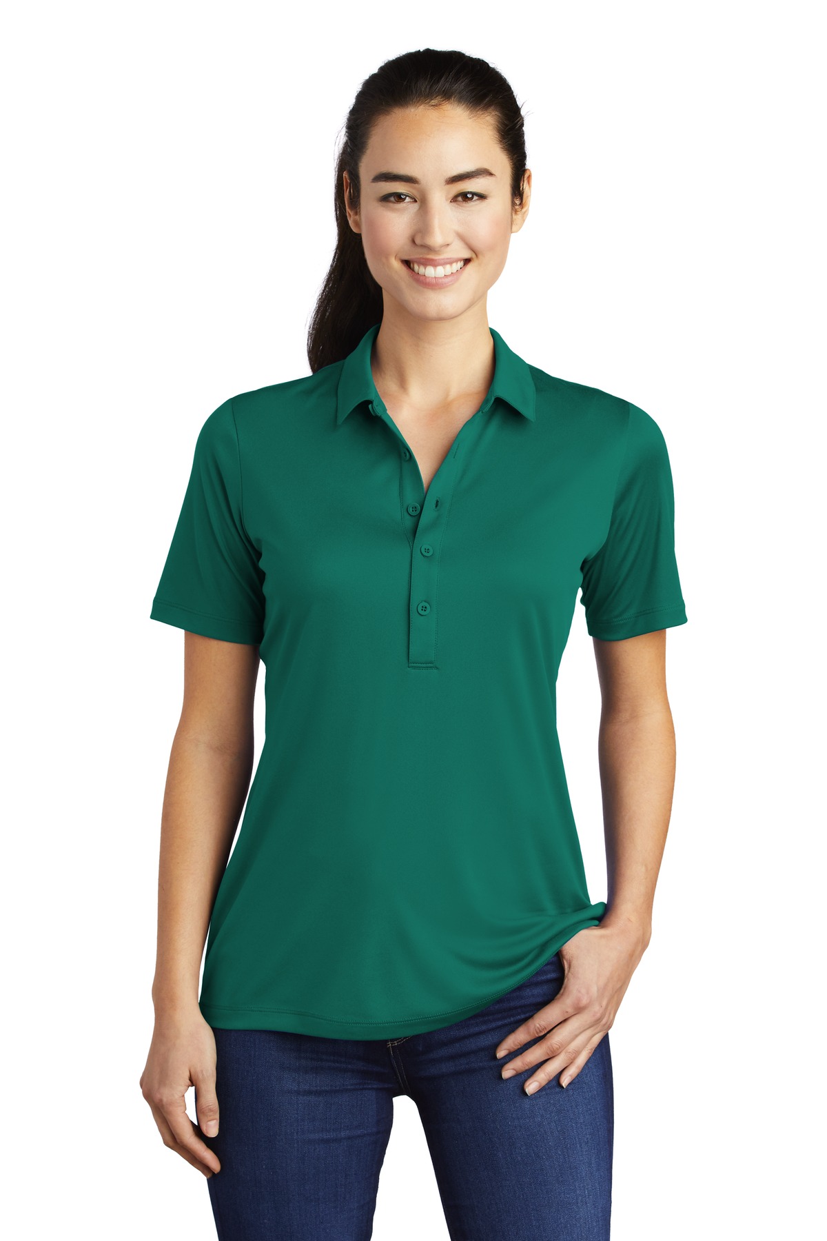 Sport-Tek Women's Posi-UV  Pro Polo.  LST520 - Image 35