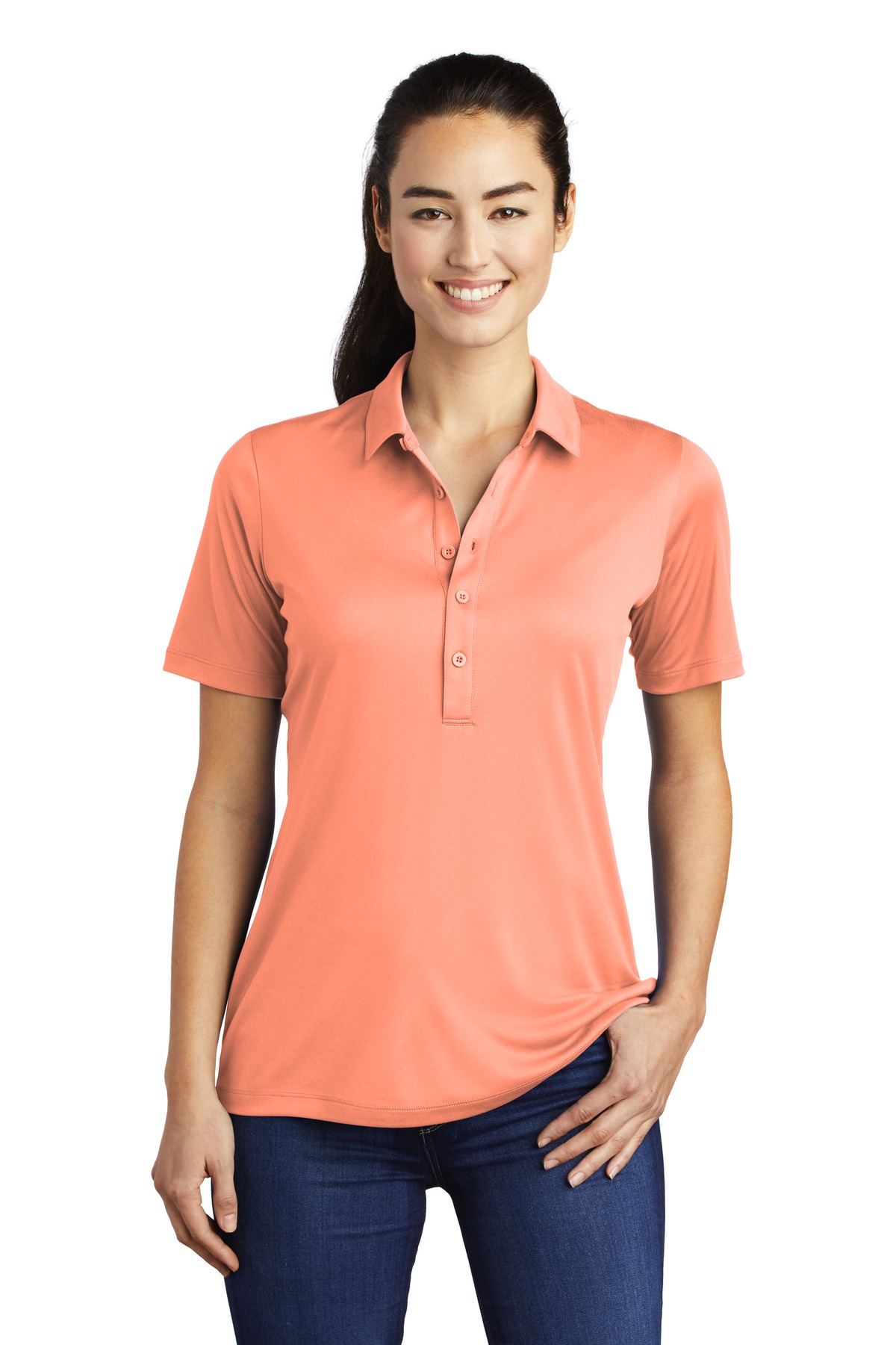Sport-Tek Women's Posi-UV  Pro Polo.  LST520 - Image 51