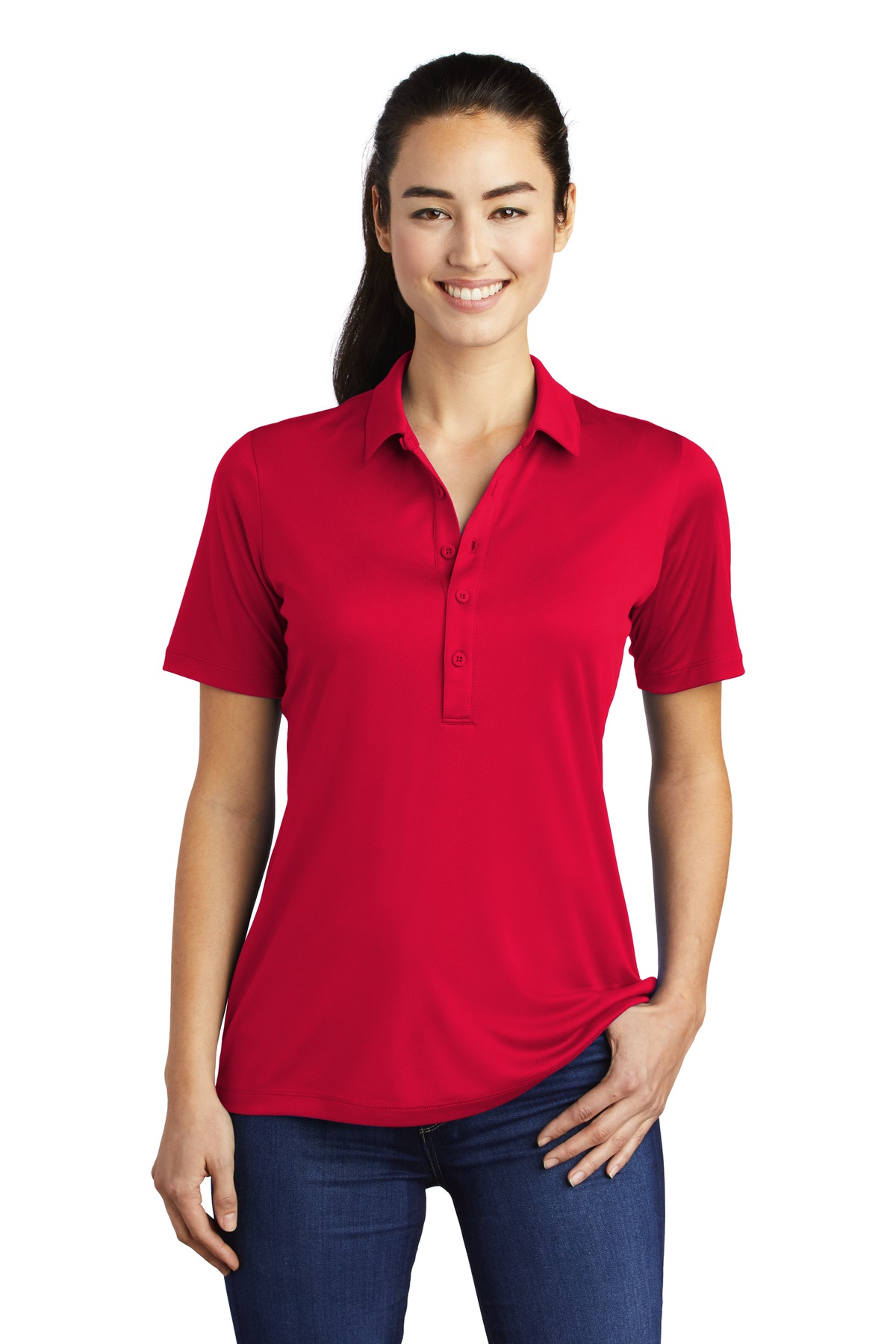 Sport-Tek Women's Posi-UV  Pro Polo.  LST520 - Image 67