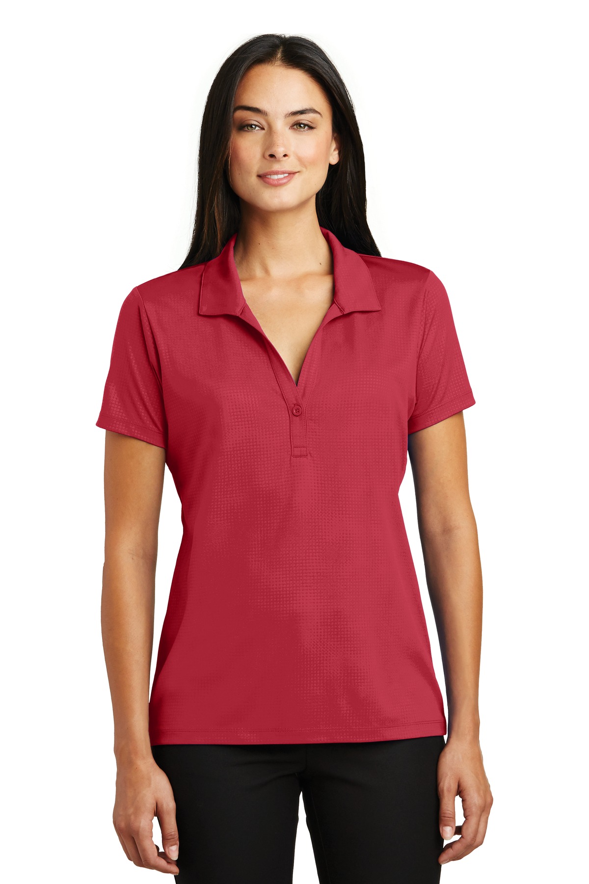 Sport-Tek Women's Embossed PosiCharge Tough Polo. LST630 - Image 12