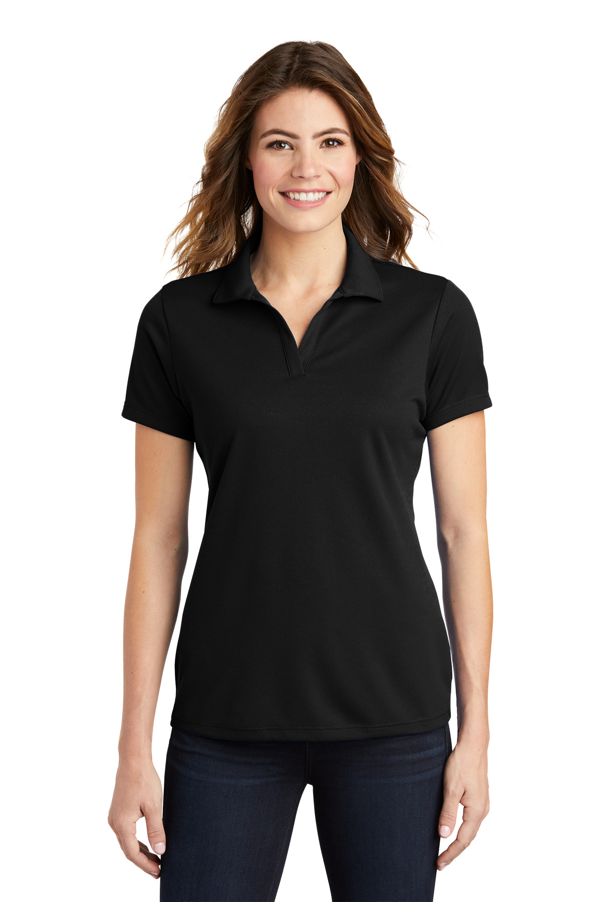 Sport-Tek Women's PosiCharge RacerMesh Polo. LST640 - Image 3