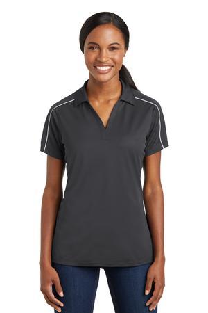 Sport-Tek Women's Micropique Sport-Wick Piped Polo. LST653