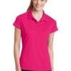 Sport-Tek Women's Contrast Stitch Micropique Sport-Wick Polo. LST659 - Thumbnail Image 2