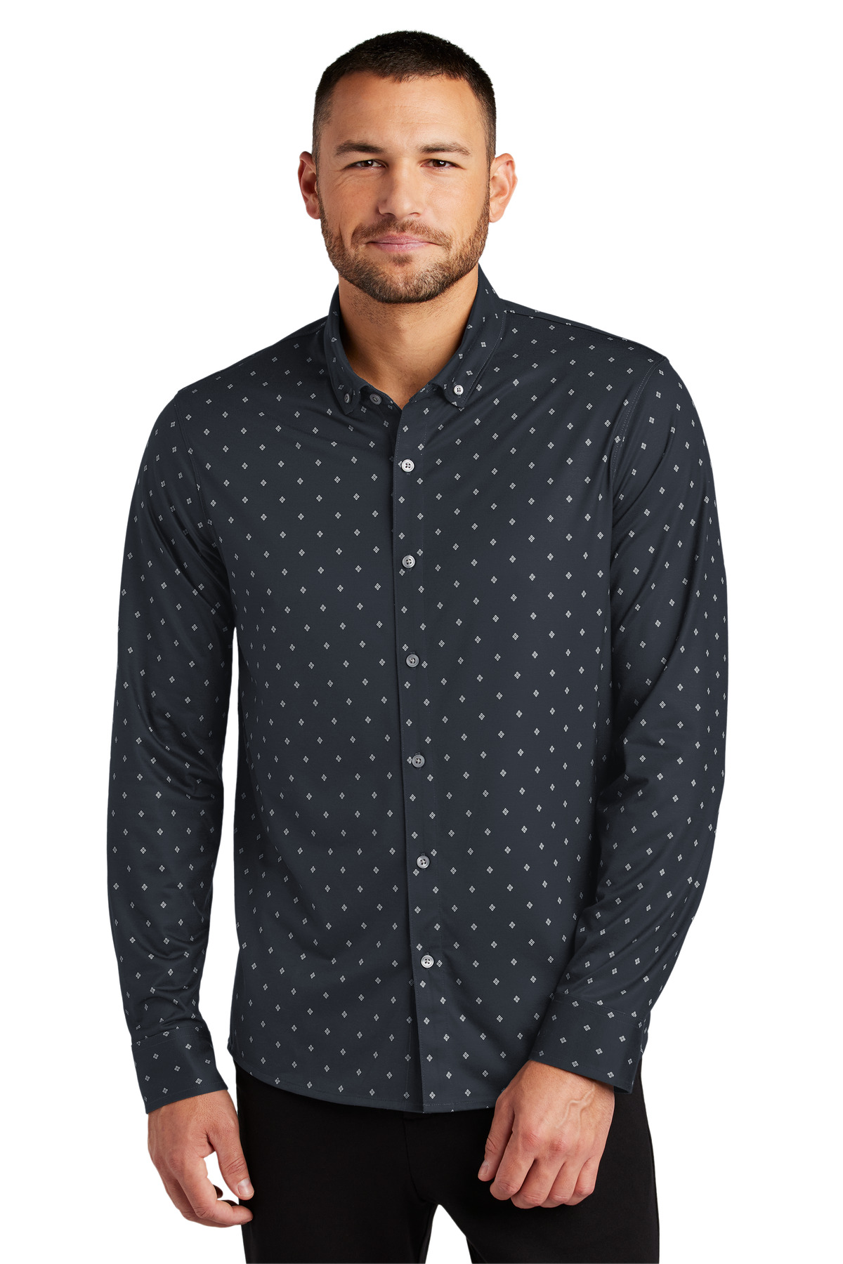 Mercer+Mettle Stretch Jersey Long Sleeve Shirt MM1018 - Image 8