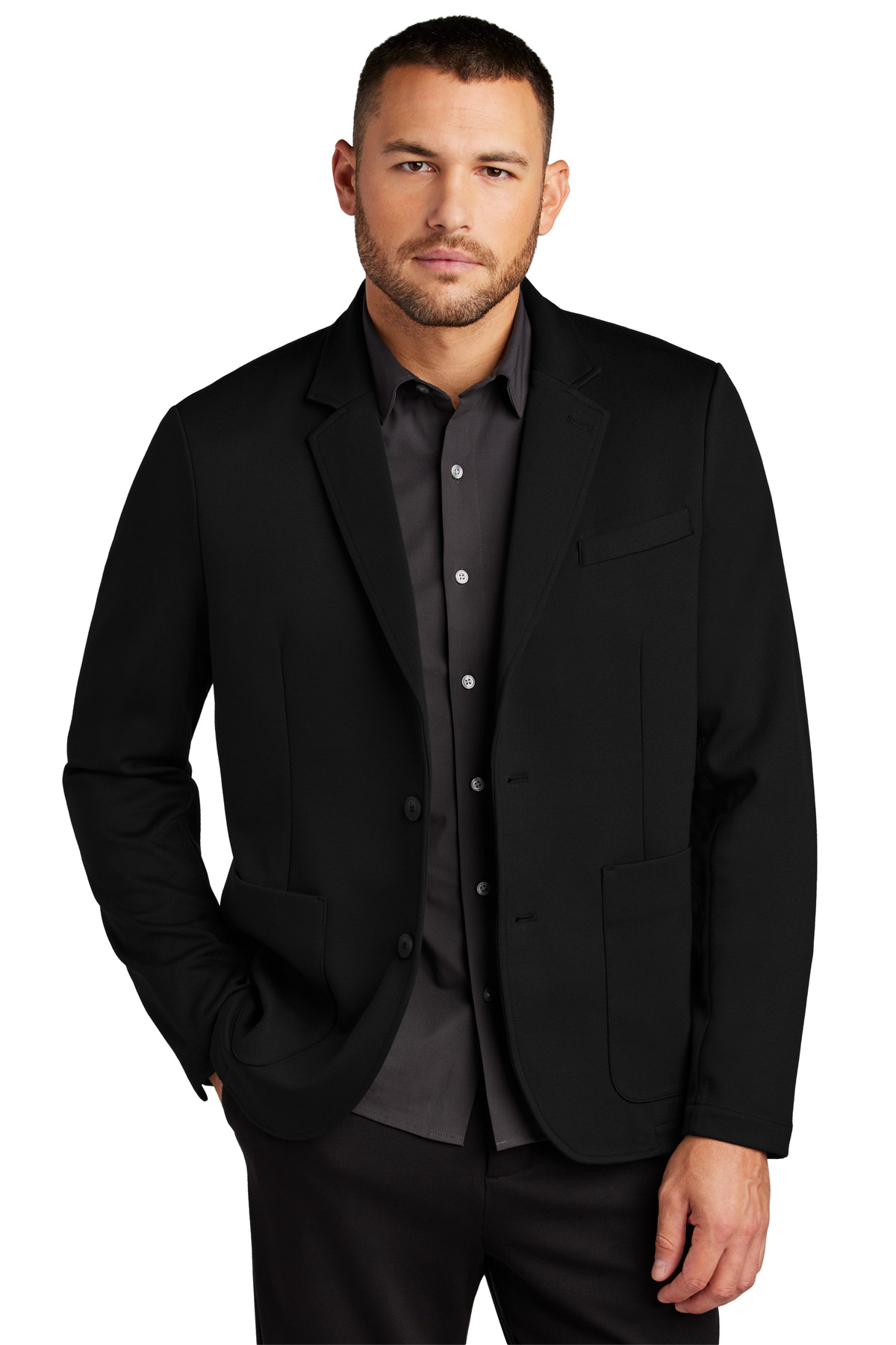 Mercer+Mettle Relaxed Knit Blazer MM3030 - Image 1