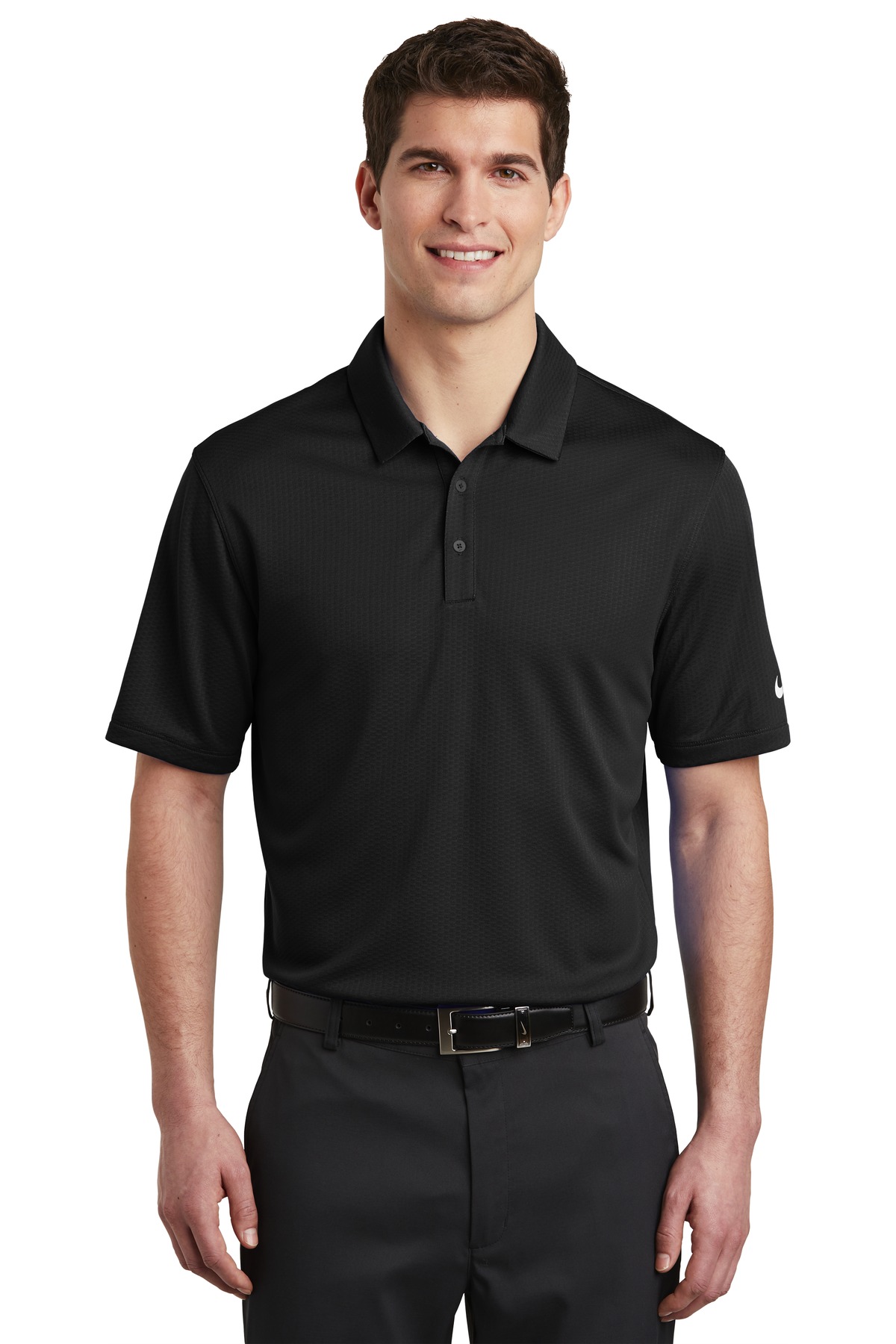 Nike Dri-FIT Hex Textured Polo. NKAH6266 - Image 1