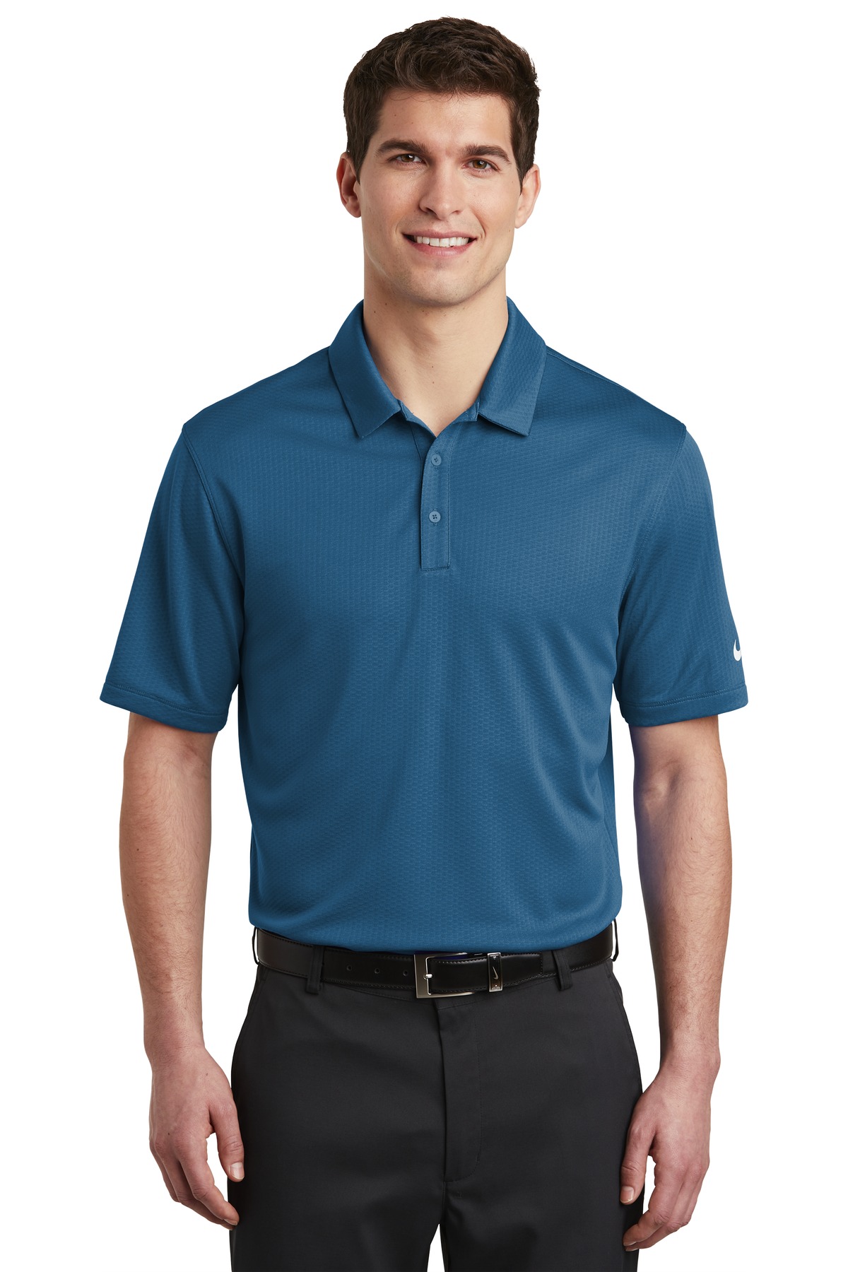 Nike Dri-FIT Hex Textured Polo. NKAH6266 - Image 28