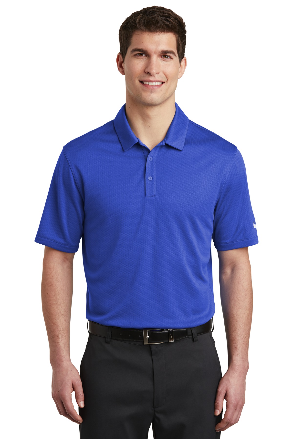 Nike Dri-FIT Hex Textured Polo. NKAH6266 - Image 20