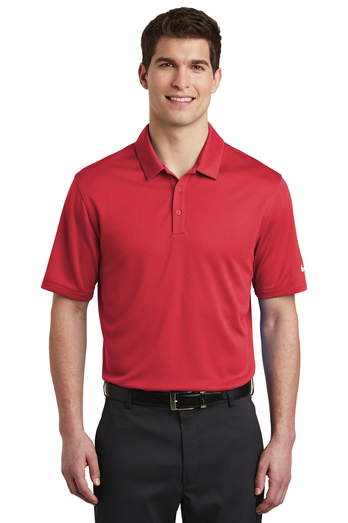 Nike Dri-FIT Hex Textured Polo. NKAH6266 - Image 36
