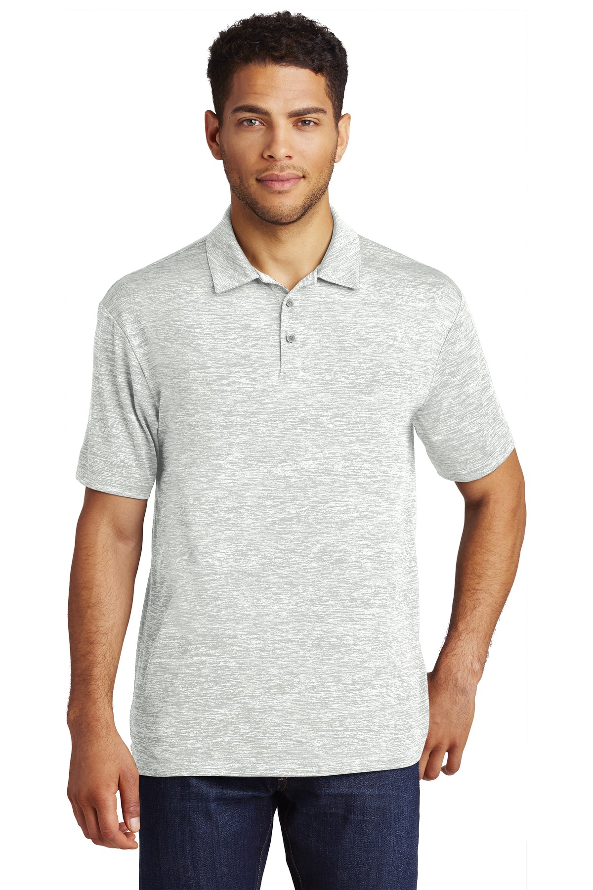 Sport-Tek  PosiCharge  Electric Heather Polo. ST590 - Image 36
