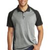 Sport-Tek  PosiCharge  RacerMesh  Raglan Heather Block Polo. ST641 - Thumbnail Image 1