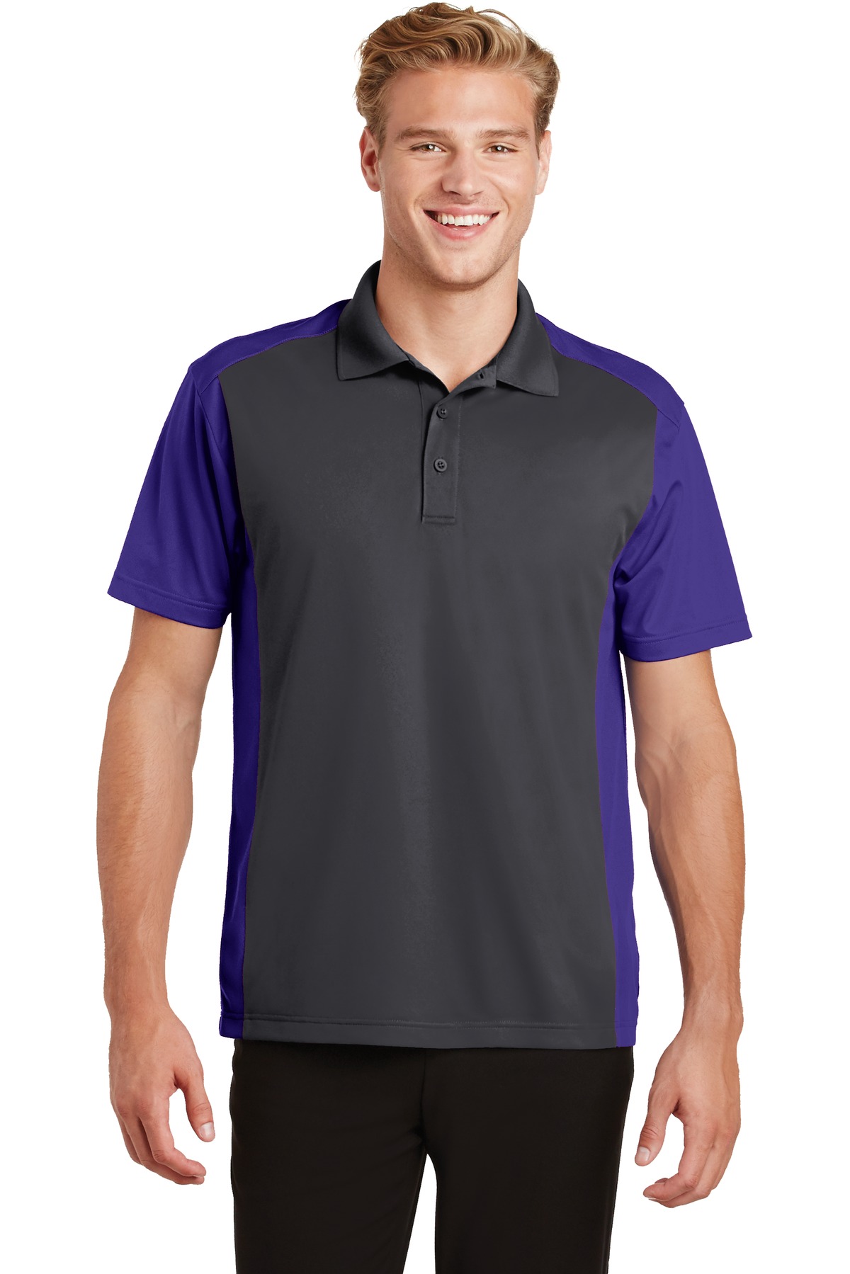 Sport-Tek Colorblock Micropique Sport-Wick Polo. ST652 - Image 28