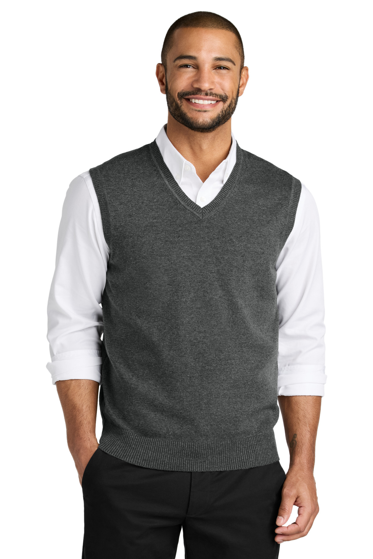 Port Authority Easy Care Sweater Vest SW2860 - Image 1