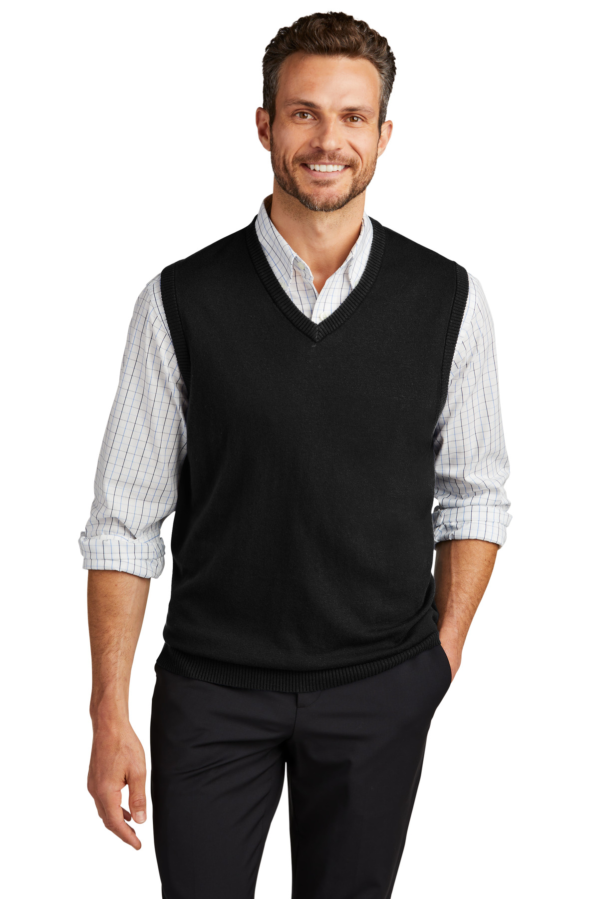 Port Authority Sweater Vest. SW286 - Image 1