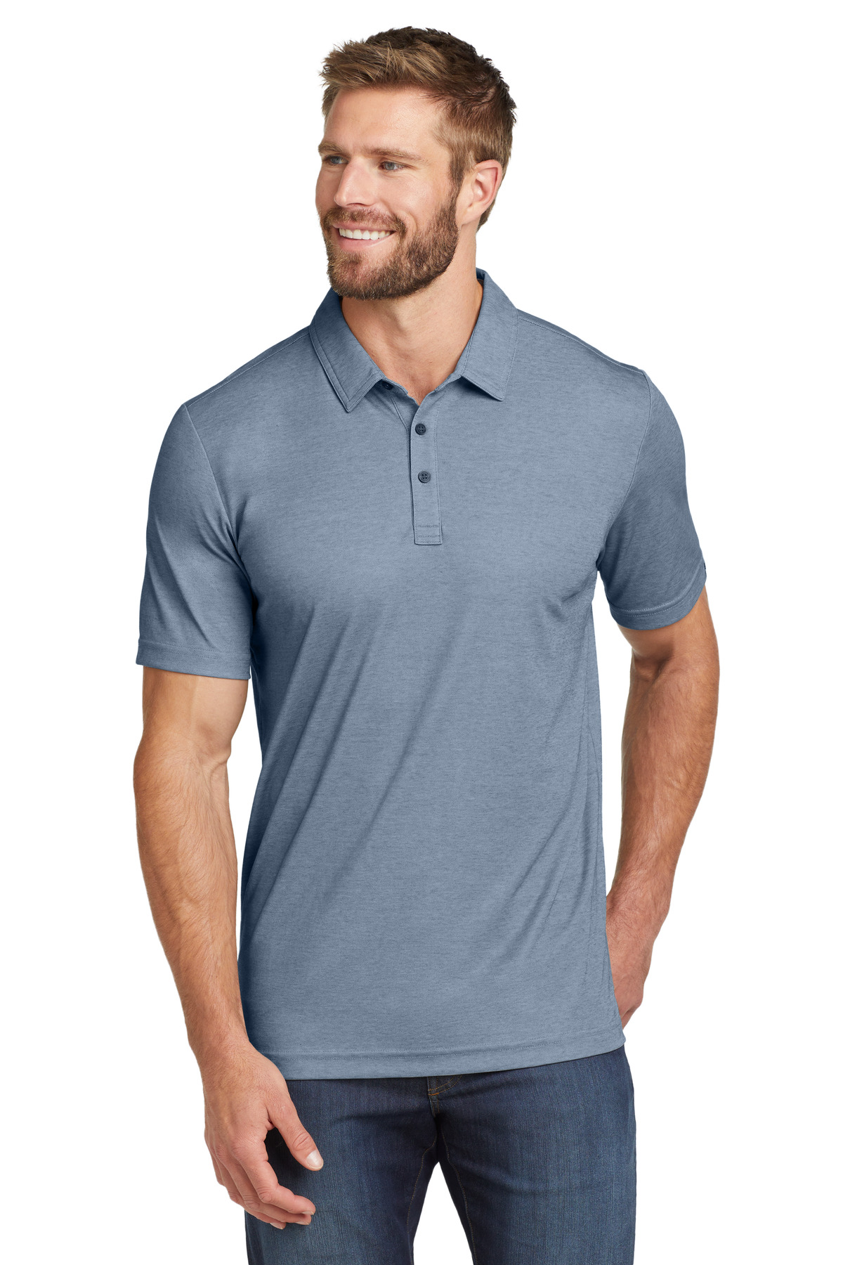 TravisMathew Oceanside Heather Polo. TM1MU412 - Image 5