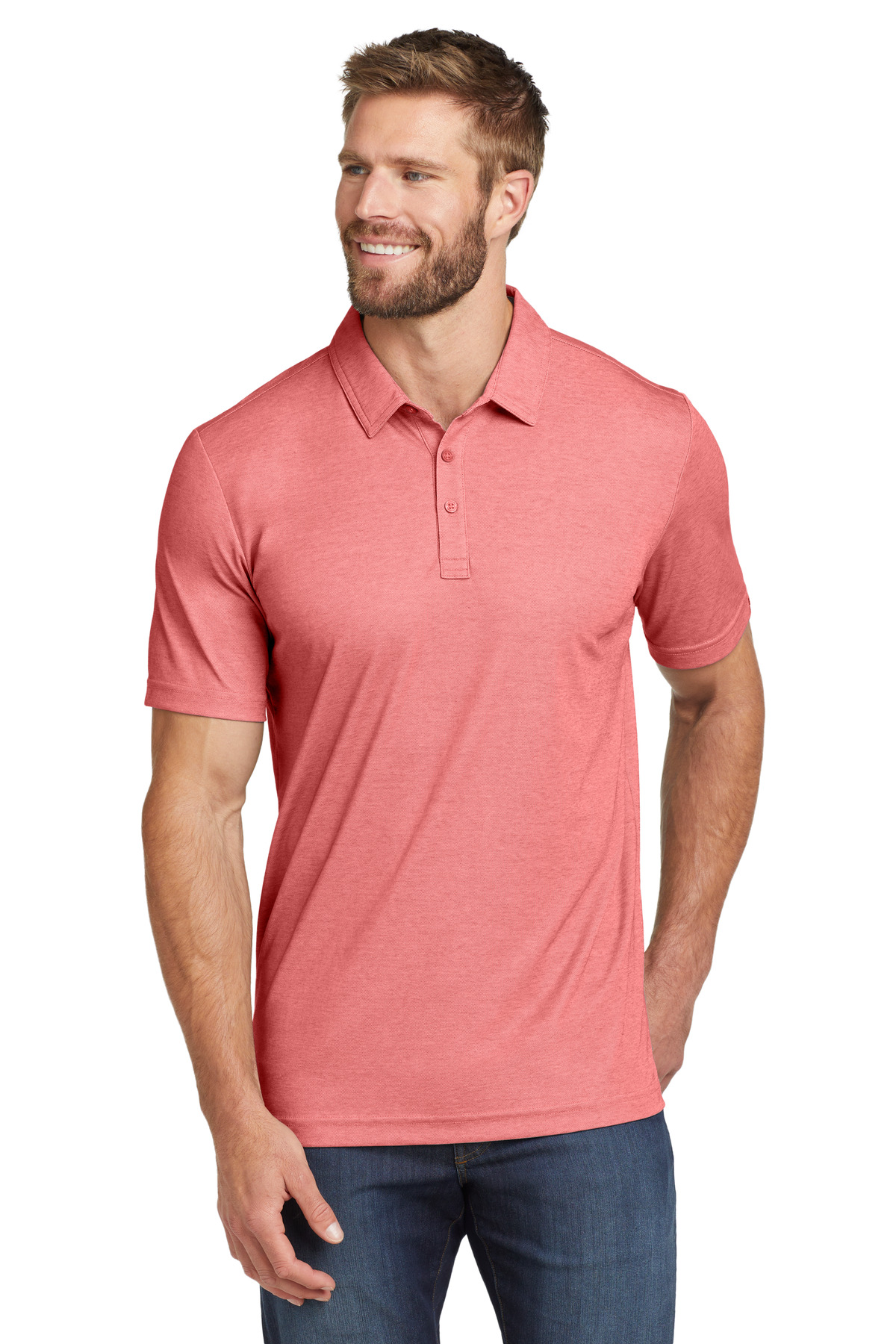 TravisMathew Oceanside Heather Polo. TM1MU412 - Image 6