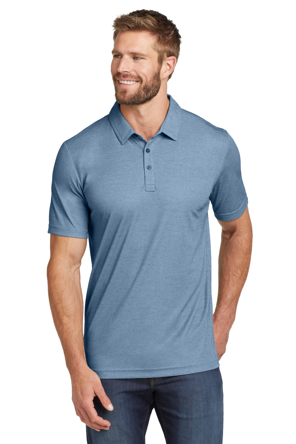 TravisMathew Oceanside Heather Polo. TM1MU412 - Image 7