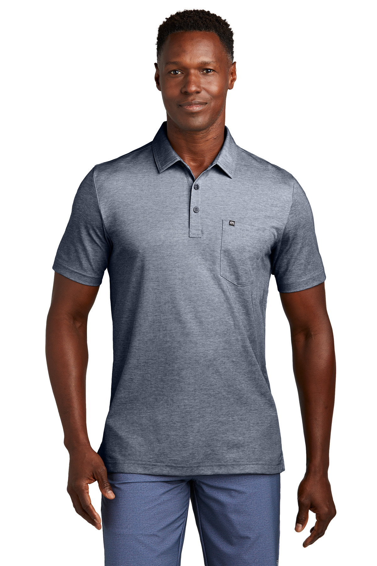 TravisMathew Oceanside Heather Pocket Polo TM1MY404 - Image 5