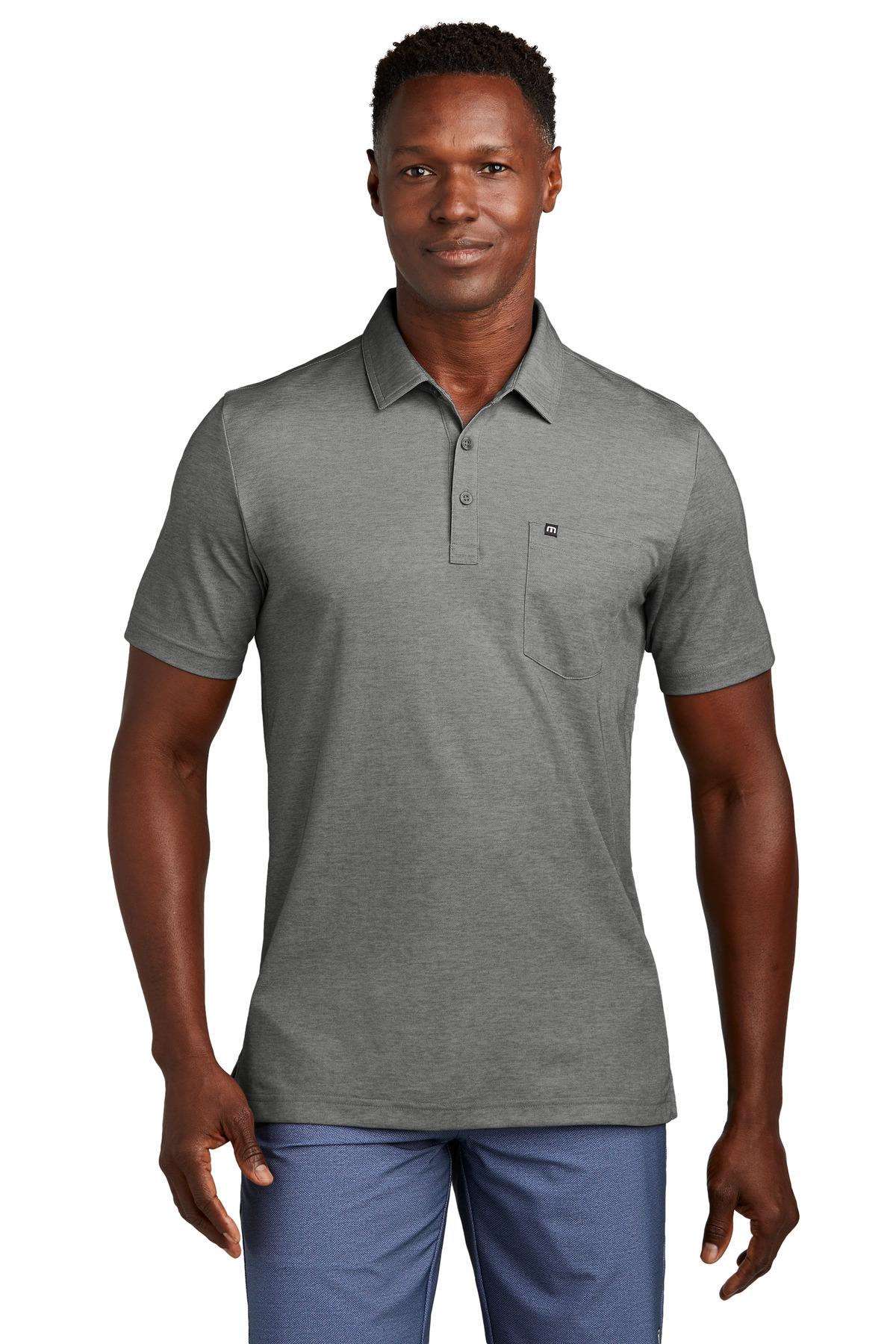 TravisMathew Oceanside Heather Pocket Polo TM1MY404 - Image 6