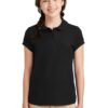 Port Authority Girls Silk Touch Peter Pan Collar Polo. YG503 - Thumbnail Image 1