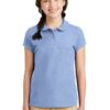 Port Authority Girls Silk Touch Peter Pan Collar Polo. YG503 - Thumbnail Image 9