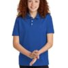 Sport-Tek Youth UV Micropique Polo YST740 - Thumbnail Image 2