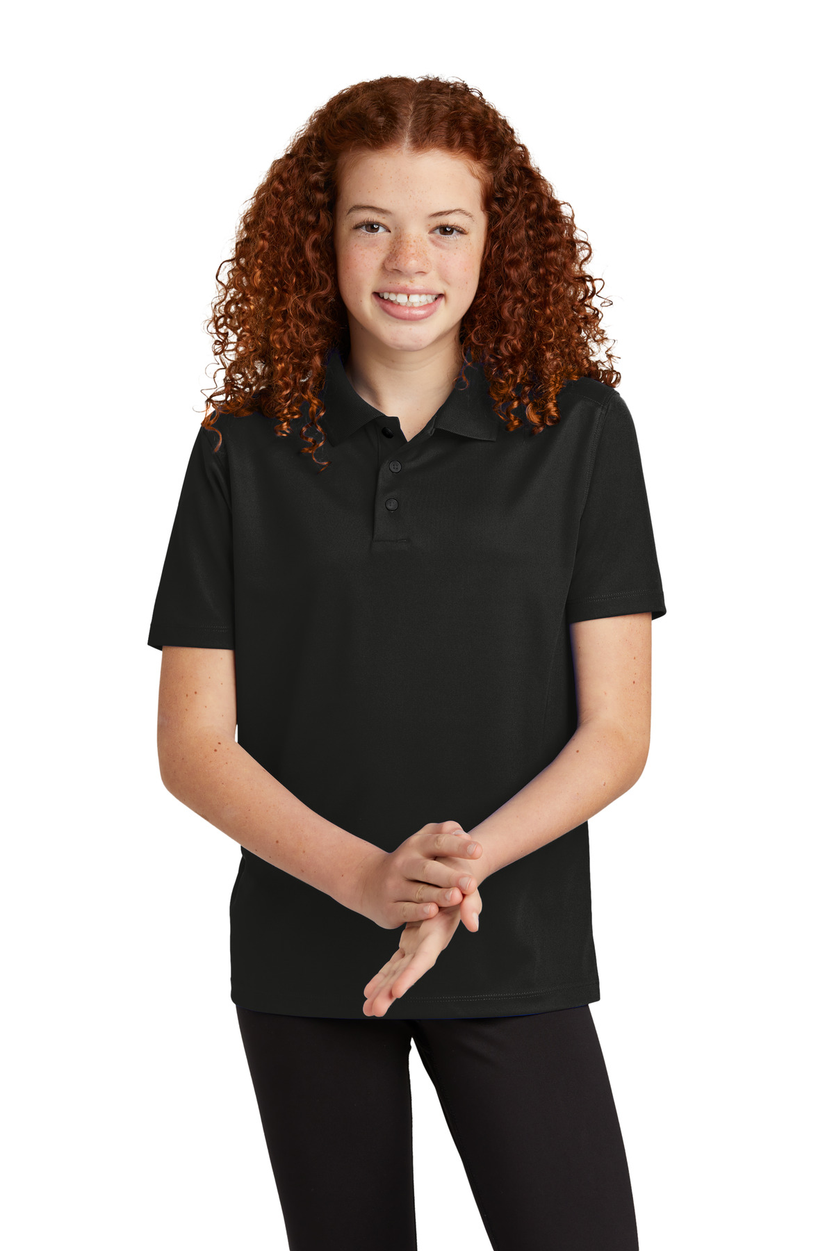 Sport-Tek Youth UV Micropique Polo YST740 - Image 1